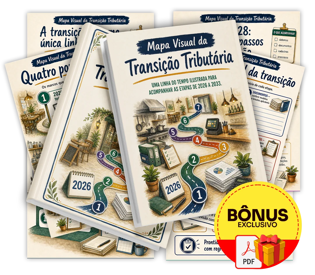 Bônus 1 — Mapa Visual da Transição Tributária